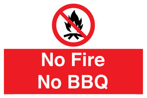 No Fire No BBQ